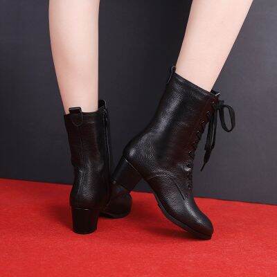 [COD] dance boots outer dancing shoes female spring and autumn new 2022 square soft sole