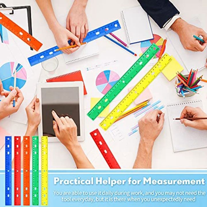 5pcs-color-ruler-5-kinds-of-color-measuring-tools-straight-plastic-ruler-for-childrens-school-office-supplies