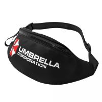 Casual Corporation Umbrella Fanny Pack Women Men Video Game Crossbody Waist Bag for Camping Biking Phone Money Pouch Running Belt