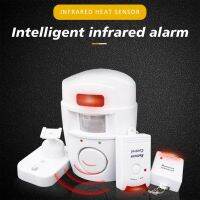 Wireless Remote Controlled Mini Alarm with IR Infrared Motion Sensor Detector &amp; 105dB Loud Siren For Home Security Anti-Theft Household Security Syste