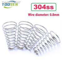 ∈ 304 Stainless Steel Tower Spring Conical Compression Spring Pressure Spring Wire diameter: 0.8mm Height: 7-50mm