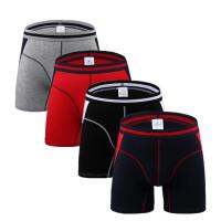 TOP☆Set of 3 Mens Boxers Briefs Fashion Boxer for Men Underwear Breathable Panty Soft Mens Short Sport Style Trunks Panties for The Man Have Plus Size 3XL