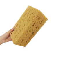 1 Pcs Absorbent Coral Sponge Macroporous Car Auto Washing Sponge Block Honeycomb Car Cleaning Cloth Yellow Car Cleaner Tools