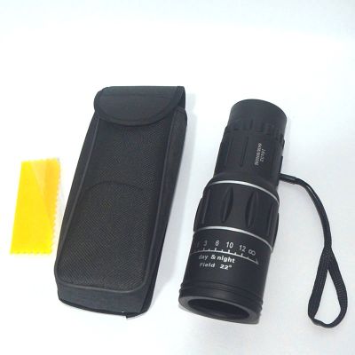 Handheld 16X52 Dual Focus Monocular escope Zoom Binoculars 66M8000M HD Scope With Strap Optical LensRubber Outdoor CampTool