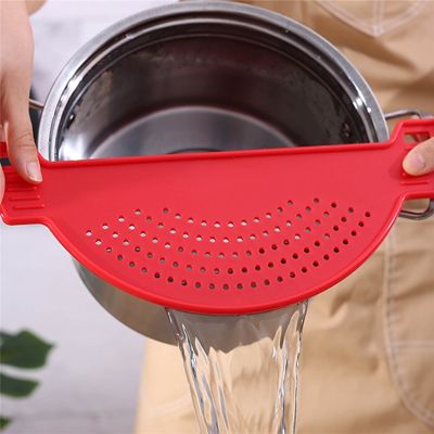 【CC】☞✾▼  Accessories Plastic Drain Basket Rice Filter Leakproof Baffle Funnel for Jars Pot Side Drainer Board