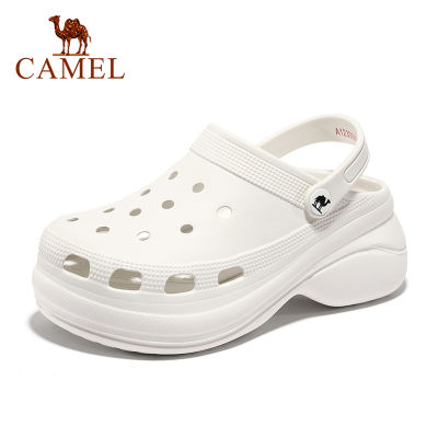*Cameljeans รองเท้าชายหาดของผู้หญิง,รองเท้าแตะแบบมีรูกันลื่นสำหรับใส่เดินชายหาด