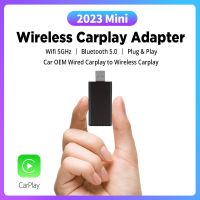 USB Wireless CarPlay Adapter for iPhone Car OEM Wired to Wireless Dongle For Audi Mercedes Volkswagen Toyota Honda Plug and Play