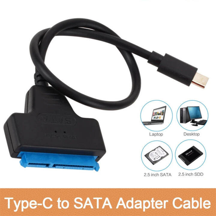 Type-C to SATA Adapter Cable for 2.5 Inch/3.5 Inch External SSD HDD ...