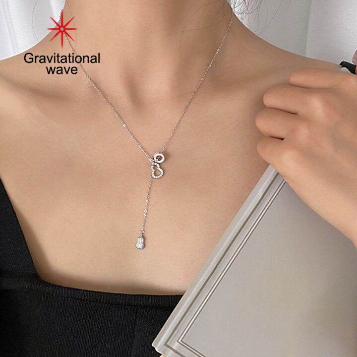 gravitational-wave-clavicle-chain-ฝีมือดี-fade-resistant-สวมใส่-elegant-anti-rust-คอตกแต่งอุปกรณ์เสริม-y-รูปร่างบางสร้อยคอสำหรับชีวิตประจำวัน