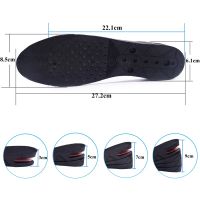 3-9cm Height Increase Insole Cushion Height Lift Adjustable Cut Shoe Heel Insert Taller Women Men Unisex Quality Foot Pads Shoes Accessories