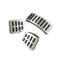 Car Aluminum Gear Brake Accelerator Non-Slip Foot Pedal Pad Cover of Modification Brake for Volkswagen Golf Bora Polo Lavida Pedals  Pedal Accessories