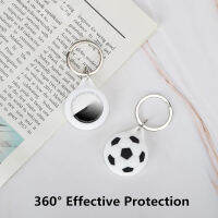 For Airtag Anti-loss tracking locator Silicone Protective Cover with Key Ring  for Keys Pets Dog Cat Collar Backpack Luggage Wallet Kids