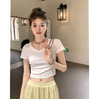 New Wanantong Free Good Body Cotton Sugar Spicy T Female Summer Design Reveals Umbilical -Shirt Short Top