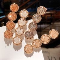 【CW】 Fashion Korea Rhinestones Hair Hairpins Headwear Round Hairgrip Barrette Accessories