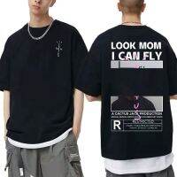 การออกแบบเดิมกระบองเพชรแจ็คเสื้อยืดผู้ชายฤดูร้อน Streetwear ดู MOM I CAN FLY Tees Hip Hop สไตล์แขนสั้น Harajuku โลโก้พิมพ์ TshirtS-5XL