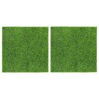 Grass artificial turf carpet for indoor and outdoor turf Synthetic green grass Home decoration 30cmx30cm 2pcs