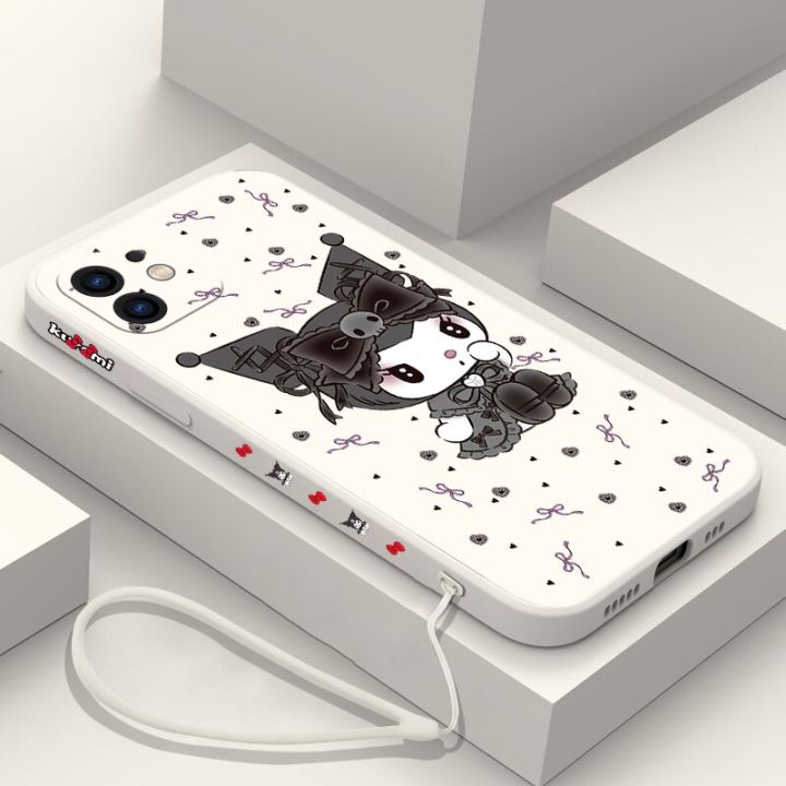 เคสโทรศัพท์-sanrio-kuromi-lanyard-สำหรับ-oppo-a7x-a53-a53-a93-a94-a35-a95-a12-a15-a15-a16-a16k-aa72-2020-reno-7z-5z-f19-4g-5g