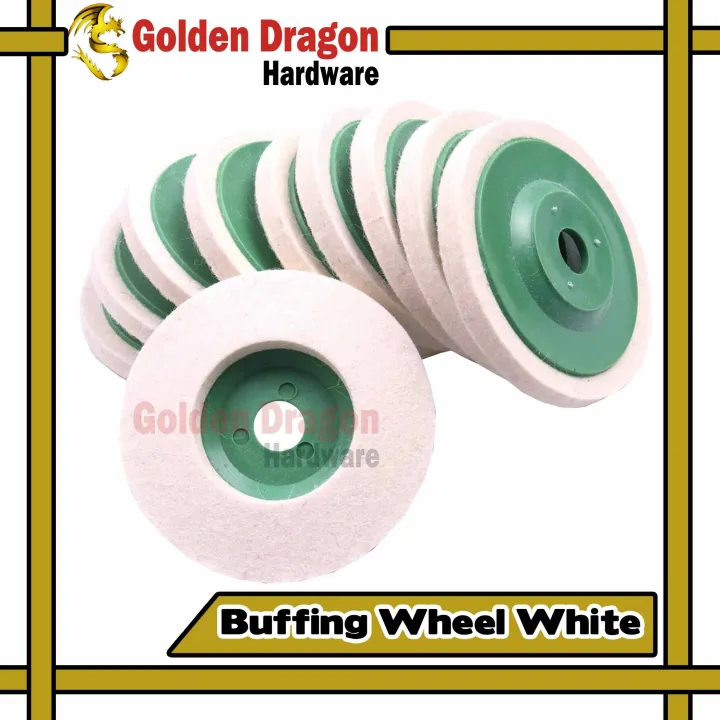 (10PCS) Buffing Polishing Wheel Disc for Stainless 4 WHITE Lazada PH