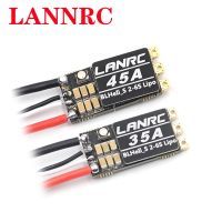 LANNRC Blhelis 35A/45A วงจร ESC ไร้ถ่านในตัว LED RGB สั่งการได้ D-Shot 150/300/600 ONESHOT125 2-6S สำหรับชิ้นส่วนโดรน RC Fpy