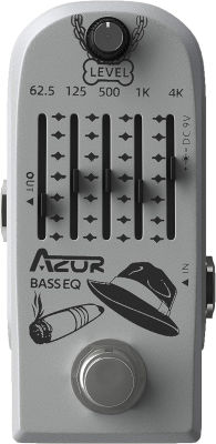 AZOR Bass EQ Guitar Effects Pedal Guitar 5 Band Equalizer Pedals Distortions with True Bypass Aluminium-Alloy AP-323 …