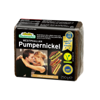 เมสเตอมาเคอร์ ขนมปังพัมเพอร์นิกเกิล จากเยอรมนี 250 กรัม - Mestemacher Pumpernickel bread from Germany 250g