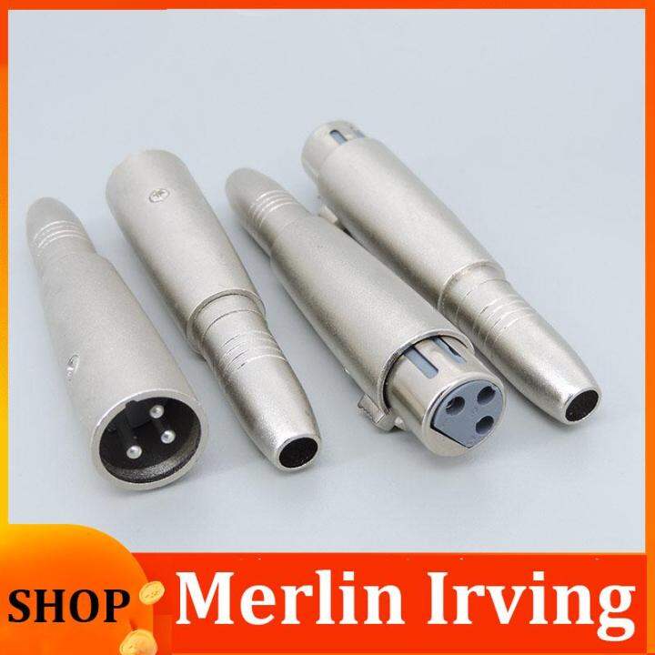 3Pin 1pc Spina Maschio XLR A 1/4" 6.35mm Adattatore Audio Microfono - Foto 5