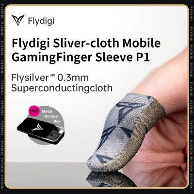 Flydigi ถุงมือนิ้วผ้าเงินสำหรับเล่นเกม,แขนนิ้ว P1สำหรับเล่นเกม Flydigi