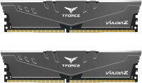 TEAMGROUP T-Force Vulcan Z DDR4 16GB Kit (2x8GB) 3200MHz (PC4-25600) CL16 Desktop Memory Module Ram (Gray) - TLZGD416G3200HC16CDC01