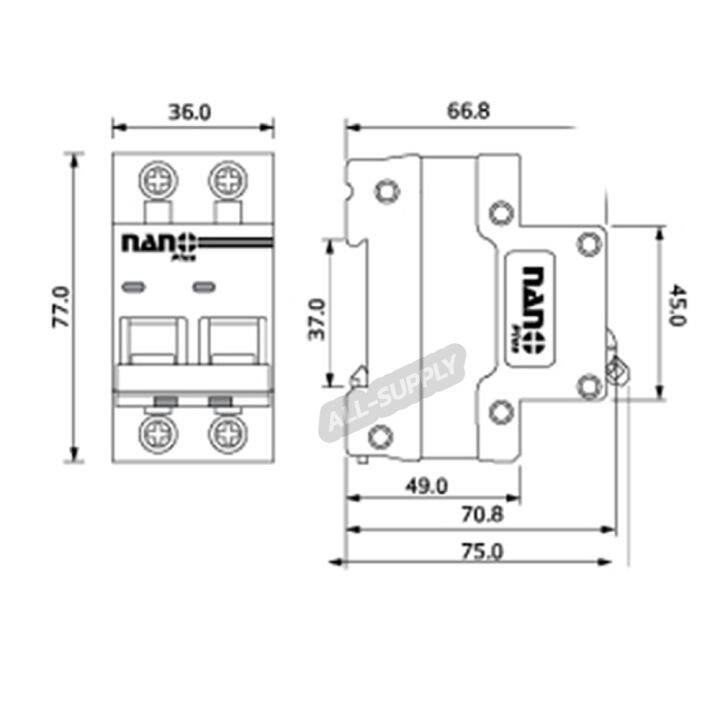 มอก-เบรคเกอร์-2p-nano-1อัน-16-32-50-63a-เมนเบรคเกอร์-เซอร์กิตเบรคเกอร์-เซอร์กิตเบรคเกอร์2p-breaker-เบรคเกอร์เกาะราง-เกาะราง