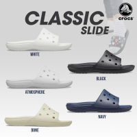 Crocs Collection รองเท้าแตะ รองเท้าแบบสวม รองเท้าลำลอง รองเท้า Crocs CR UX Classic Crocs Slide 206121-1FT / 206121-001 / 206121-100 / 206121-410 / 206121-2Y2 (1190)