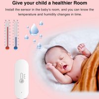 Tuya WiFi Temperature Humidity Sensor Smart Home Meter Indoor Hygrometer Smart Life App Control