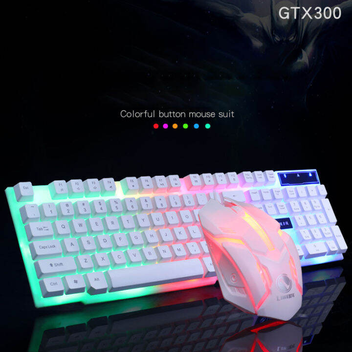 wired-glow-gaming-competitive-keyboard-and-mouse-combo-set-usb-keyboard-104-keys-rainbow-backlight-lightweight-for-pc-equipment