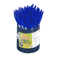 แลนเซอร์ ปากกาปลอก Spiral 825 0.5 มม. หมึกสีน้ำเงิน x 50 ด้าม / Lancer Ball Pen #Spiral 825 0.5 mm Blue Ink x 50 Pcs