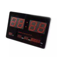 LED DIGITAL CLOCK นาฬิกา ดิจิตอล แขวนผนัง รุ่น JH4632 ไฟสีแดง ขนาด 46 x 32 cm.