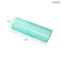 ?หยุนเซ?แว่นตาโปร่งใส PVC แบบพกพากล่องเก็บแว่นตาพลาสติกดีไซน์สุดสร้างสรรค์