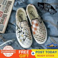 【VANS】Hapeis Vansban Classic Slip on LX CANVANS รองเท้าผ้าใบลําลอง สําหรับผู้ชาย ผู้หญิง ไซซ์ 35-44