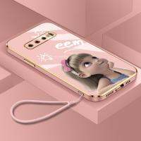 เคสซิลิโคนนิ่มลายการ์ตูนสำหรับเด็กผู้หญิง,S10 S10 + S9บวก S9 + S20 Lite S20 FE บวก S20 S20มาก + ปลอกสำหรับ Samsung บวก S11 + S11E