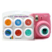 เลนส์ซูมสีสันสดใสกระจกกรองแสงสำหรับ Fujifilm Instax Mini 7S/8/8 +/9อุปกรณ์ถ่ายภาพกล้องฟิล์มสำเร็จรูป