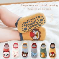 New Baby Socks Cute Cartoon Non-slip Soled Newborn Toddler Boy Girl Socks Floor Socks First Walker Shoes