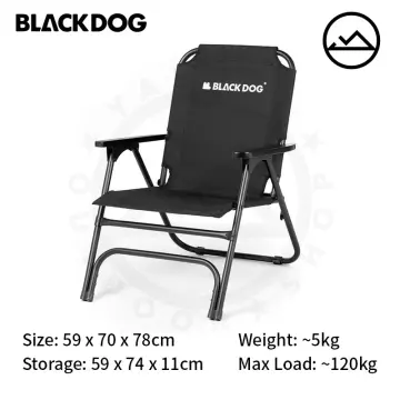 Naturehike&Blackdog Outdoor High Back Moon Chair Folding Aluminum