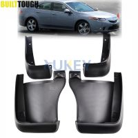 4x สำหรับ Honda Accord ยูโร Acura TSX 2008-2014รถ Fender Mud Flaps Splash Guards Mudguards อุปกรณ์เสริม2009 2010 2011 2012 2013