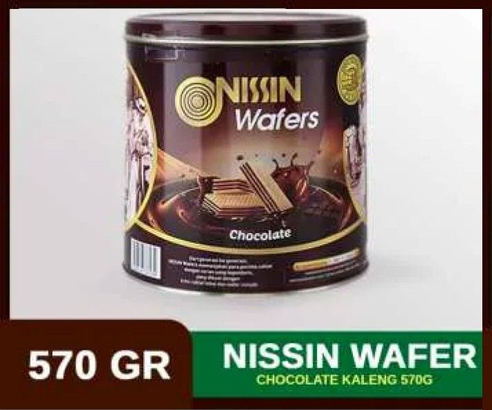 Nissin Wafer Kaleng Coklat 570gram 570g Wafers Chocolate Lazada Indonesia