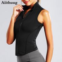 Women Zipper Top Sport Jacket Sleeveless Jacket Womens Gym - Womens Athletic Vest - Aliexpress