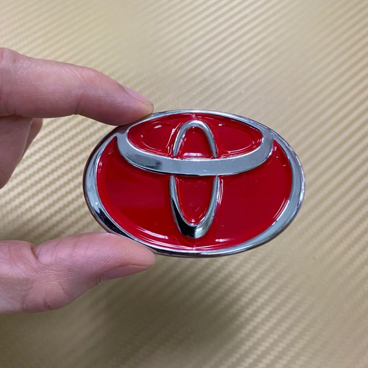 โลโก้* Toyota  ขนาด* 4.5 x 6.5 cm ราคาต่อชิ้น
