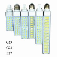 【✆New✆】 dongdangx59 Lampada ปลั๊ก E27หลอดไฟ G23 G24 8W 10W 12W 15W 18W 30W 85-265V หลอดไฟข้าวโพดอะลูมิเนียมไฟไฟสปอร์ตไลท์180องศา