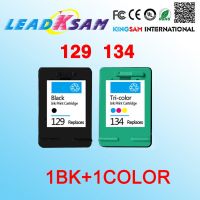 2x เข้ากันได้กับ Hp129สำหรับ134ตลับหมึกเครื่องพิมพ์อิงค์เจ็ท129 134 8050 C4140 C4150 C4150 C4188 C4183 C4180