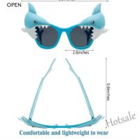 【hot sale】✤❅ D03 op Children Shark Glasses Shark Theme Parti Hawaii Kids Birthday Party Baby Shower my