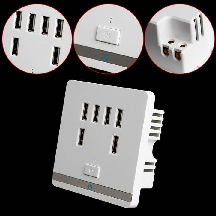 new-popular89-3-4a-6พอร์ต-usb-ที่ชาร์จติดผนังโซลาแผงซ็อกเก็ต-switch110-220v