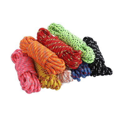 5MM * 10M 550 Paracord Rope Camping Survival Equipment Lanyard อุปกรณ์เสริมสีสุ่ม-ZOK STORE