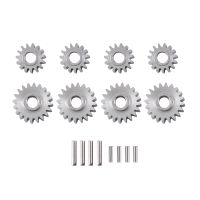 8Piece Overdrive Steel Portal Axle Gear Set 20T 15T for 1/24 FMS FCX24 RC Crawler Car Replacement Parts Accessories